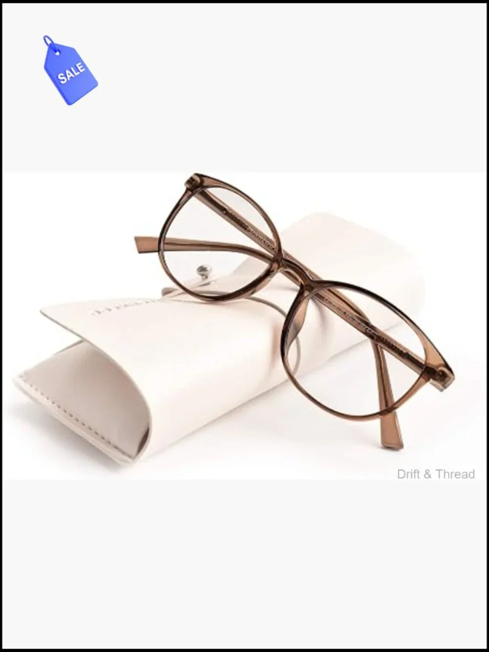 TR90 Round Blue Light Blocking Glasses for Women Men Lightweight